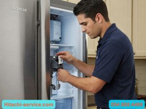 4 Nguyên nhân tủ lạnh Hitachi không bơm nước làm đá và cách xử lý hiệu quả 4 Nguyên nhân tủ lạnh Hitachi không bơm nước làm đá