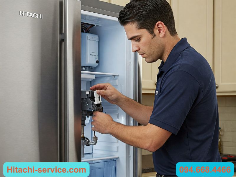 Nguyên nhân tủ lạnh Hitachi không bơm nước làm đá